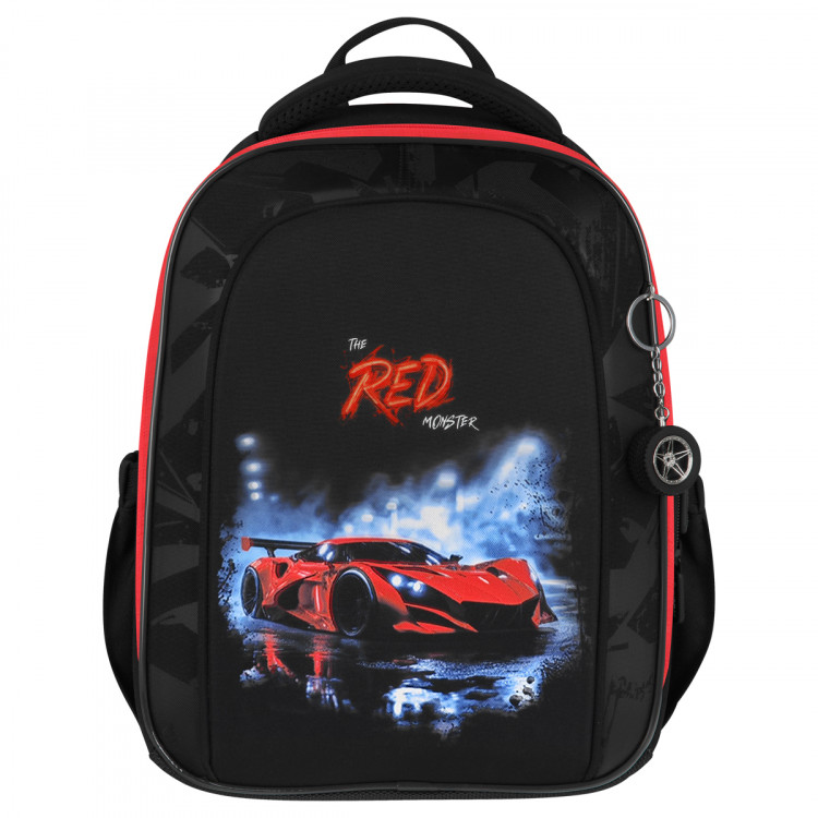 Ранец Berlingo Expert Next "Red Monster" 37*28*15см, 2 отделения, 2 кармана, анатомическая спинка