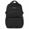 Рюкзак Berlingo City "Deep black" 45*31*14см, 2 отделения, 5 карманов, отделение для ноутбука, эргономичная спинка