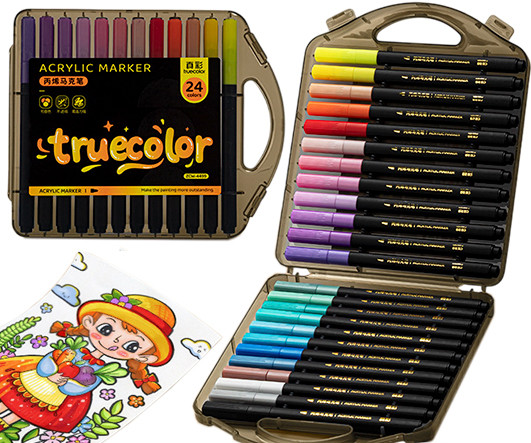 Маркеры акриловые 24 цв. "Truecolor"