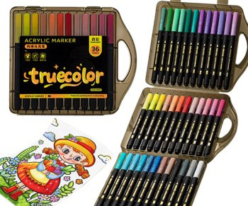Маркеры акриловые 36 цв. "Truecolor"